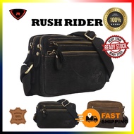 ORIGINAL RUSH RIDER GENUINE LEATHER SLING BAG CROSSBODY MEN WOMEN BEG LELAKI PEREMPUAN KULIT ASLI BR