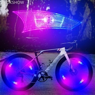 LOOKSHOW Waterproof Bicycle Wheel Lights Mountain Bike Frame Decoration Lights Bicycle Spoke Lights 