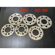 Alloy Sprocket MSX 125 32-38 Teeth (Delivery 1- 3 Days)