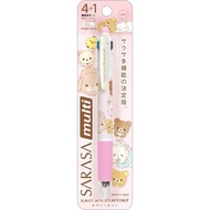 Sarasa 4+1 multi pen + pencil ปากกา 4 สี พร้อมดินสอในแท่งเดียว Theme Always ลาย Rilakkuma rk / Rilakkuma