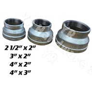 Galvanized Iron Reducing Socket 2 1/2”x2” / 3”x2” / 4”x2” / 4”x3”GI Reducing Socket Reduced Socket
