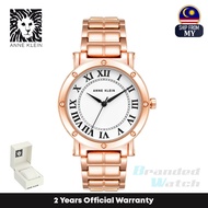 [Official Warranty] Anne Klein AK-4012WTRG Women's White Dial  Stainless Steel Strap Watch