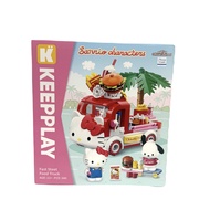 KEEPPLEY ตัวต่อ Hello Kitty & PochaccoS Fast Steet Food Truck