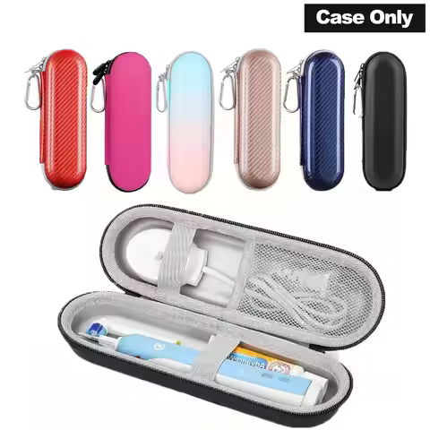 Case for Braun Oral B/Oral-b Pro/Philips Sonicare/Sonic Electric Toothbrush with Accessories Storage