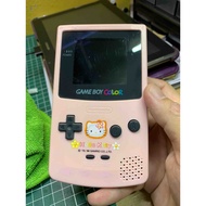 Nintendo Gameboy Colour GBC USED Hello Kitty Edition Original upgraded to backlit screen