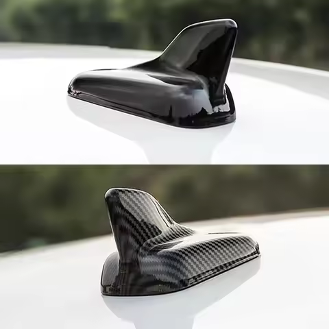 New For Audi A4 B9 A5 Q2 Q3 Q5L Auto Accessories ABS Carbon Fiber Black Car Roof Shark Fin Antenna C