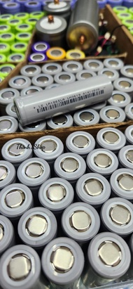 Combo 10 Cell pin sạc Lishen 18650 LR1865LA đầu bằng màu xám 3.7V Li-ion dòng xả cao 20A