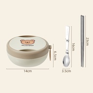 Kotak Bekel Nasi Tahan Panas Tempat Bekal Makan Bundar Termos Sup Mie Hangat Stainless HMB110