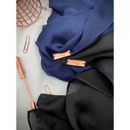 Shawl satin silk pleated