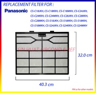 (ORIGINAL) PANASONIC WALL MOUNTED AIRCOND FILTER CS-C18JKH CS-C18KKH CS-C18MKH CS-S18JKH CS-S18KKH CS-S18MKH, CS-S24MKH