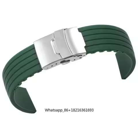 Suitable for SEIKO Seiko No. 5 strap, rubber silicone strap, men's watch chain.
