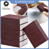 Lahnao Abrasive Sponge Magic Cleaning Sponge Pan Scrubber Carborundum Cleaner Kitchen Tool Sponge fl