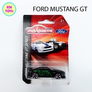 MAJORETTE FORD MUSTANG GT SERIES Green Artwork-Black Color มาจอเร็ตต์ ฟอร์ดมัสแตง สีดำลายเขียว รถเหล