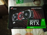 Used Colorful iGame GeForce RTX 3070 ADVANCED OC LHR-V 256-bit GDDR6 with NVIDIA DLSS NVIDIA G-SYNC 