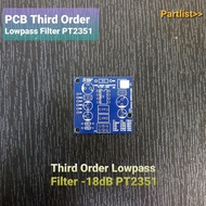 PCB Filter Subwoofer lowpass -18dB PT2351