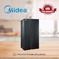 [FREE SHIPPING] Midea Inverter Side By Side Refrigerator (580L) MSS-582WEGBI [ Frenshi ]