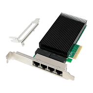 2.5G Gigabit Network Card 4 Port RJ45 for I226 Chip PCI-E X4 Server Gigabit Ethernet NIC I226-T4 for