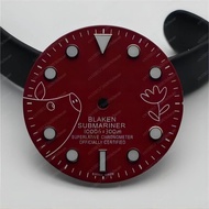 ETA2836 ghost face dial luminous use Lao green ghost dial modified surface suitable for 8215 movemen