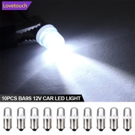 LOVETOUCH 10PCS BA9S 12V Car Light LED Light Bulbs T4W LED Instrument Panel Gauge Dash Interior Ligh