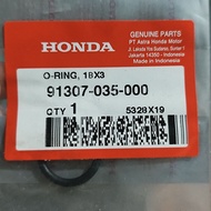 MESIN O-Ring 18X3 91307-035-000 Sil Seal Original Honda Engine Oil CapOring