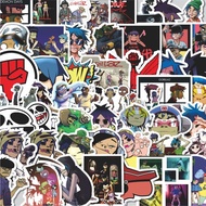 Gorillaz Band Stickers, 100 Pcs, Cute, Cool Aesthetic Series for Suitcases, Vinyl Material