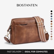BOSTANTEN Ladies Crossbody Bag Retro Crossbody Wallet Ladies Handbag Handbag Strap Adjustable Should