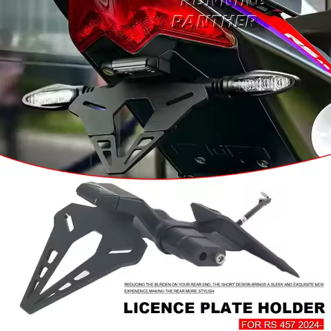 Motorcycle Rear Short Tail Stock Tidy License Plate Holder Tailstock Bracket Kit For Apulia RS457 20