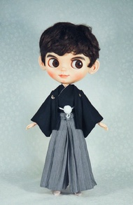 Bộ Chất Liệu Quần Áo Búp Bê Ob11 Ob22 Little Áo Kimono Trắng Trang Phục Truyền Thống Nhật Bản Unsoil