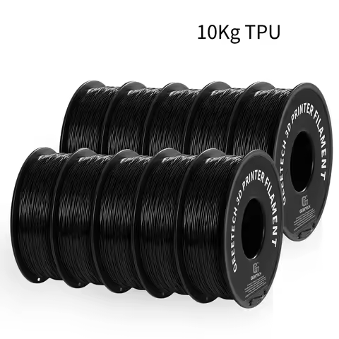 GEEETECH 10Kg TPU 3D Printer Filament material 1kg 2.2LBS/Spool 1.75mm Plastic Vacuum Packaging Non-
