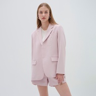 PIMNATTA Solo Blazer Pink เบลเซอร์งานสูท สีชมพู Blazer Casual Look ตัดเย็บงานช่างสูท ผ้าคุณภาพดี เบล