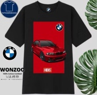 KAOS T-SHIRT BMW E46 M3 PREMIUM QUALITY KATUN COMBED 20s