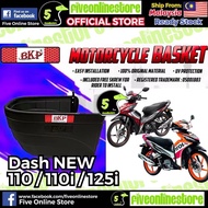 BKP Wave Dash 110/125i Motorcycle Basket Plastic Quality Honda Dash110 V2 V3 V4 Dash125 125fi Bakul PVC Raga Motor besi