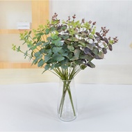 32CM 1 Artificial Flower Eucalyptus Leaf ~ Eucalyptus Leaf Ugali Green Leaf Office Home Decoration