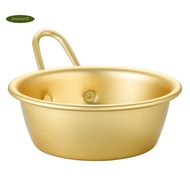 4PCS Gold Color Rice Bowl Wine Cup with Handle for Makgeolli Korean Wine Cup