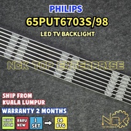PHILIPS 65PUT6703S/98 TV LED BACKLIGHT BARU READY STOCK 65PUT6703S 65PUT6703 65PUT6703S98
