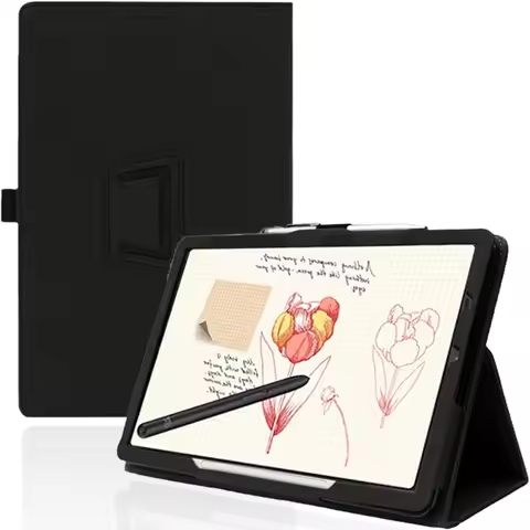 Full-Body Coverage Case For XPPen Magic Note Pad 10.95" Tablet PC PU Leather Cover with Hand Strap T