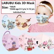 LABUBU Kids 3D Mask Adult & Kids age 0-3yrs/ 4-12yrs  Children Face Mask