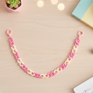 BAG CHARM PINK CHAIN BAG CHAIN PANTS CHAIN BAG CHARM CHAIN