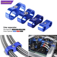 LOVETOUCH Universal Auto Part AN4 AN6 AN8 AN10 Billet Oil Fuel Water Hose Tube Seprator Divider Clam