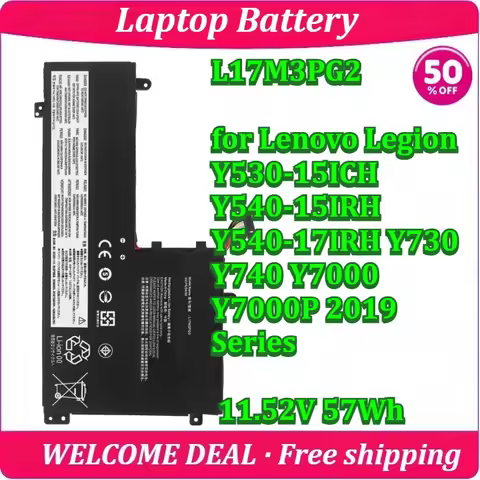 New L17M3PG2 for Lenovo Legion Y530-15ICH Y540-15IRH Y540-17IRH Y730 Y740 Y7000 Y7000P 2019 Series L