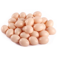 PowerTRC 30 Pcs Plastic Eggs Toys, Toy Food DIY Easter Eggs, Real-Life Size Faux Pretend Play Food P