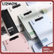 LIZMON File Folder, Multi-functional Double Clips A4 Clipboard Folder, Durable Waterproof 360° Rotat