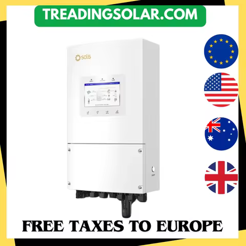Solis 3KW 5KW 6KW 8KW Hybrid Inverter S6-EH1P8K-L-PLUS Single Phase 230V 48VDC IP66 Solis Inverter