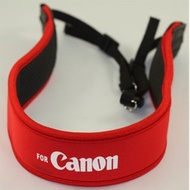 Wide Neck Strap RED For Canon 7D 5D 6D II T7I T6S T6 T6I 77D 800D 750D 90D 850D