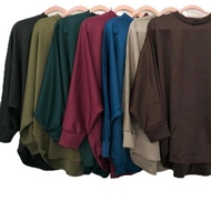 Scuba Batwing Blouse Cooling Scuba Material