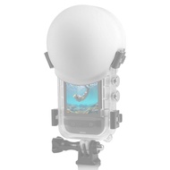 PULUZ Insta360 X5 / X4 / X3用防水ケース用レンズ保護ケース Insta360 X5/X4/X3防水ケース用レンズ保護カバー Insta360 X5/X4/X3用防水ケース用レ