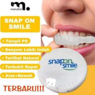 Snap On Smile Gigi Palsu Instan Atas Bawah 100% ORI Perapi Gigi Ompong
