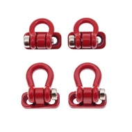 Mini Metal Trailer Towing Buckle Tow Hooks Decoration Accessories for 1/18 1/24 1/30 RC Car TRX4M SC