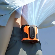 9000mAh Rechargeable Portable Waist Fan Wearable Belt Fan Powerful Airflow Hands-Free Neck Fan