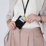isvanna [BISA COD] BAHAN CROCO TEBAL DOMPET KARTU WANITA/PRIA ID CARD HOLDER